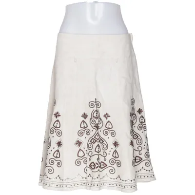 Skirt (Beige, Brown) from Apriori Acetate, Linen