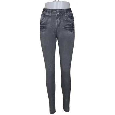 Leggings (Gray) from JeanEez Elastane, Polyester