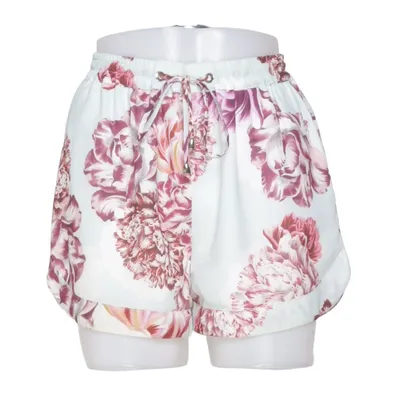 Pyjamasshorts (Grön, Flerfärgad) från By Malina Collection Elastan, Polyester