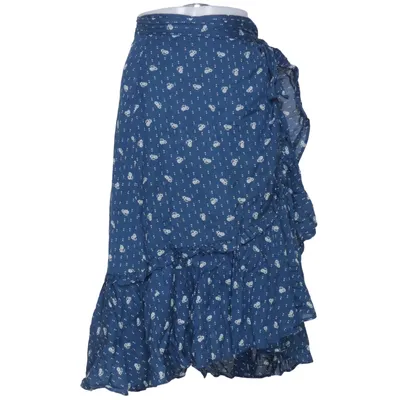 Wrap skirt (Blue) from & Other Stories Viscose, Cotton