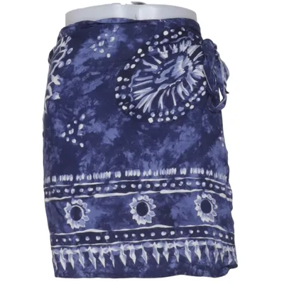Wikkelrok (Blauw, Wit) van Comfort Quality Fashion Viscose