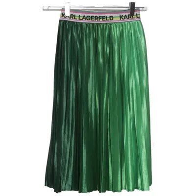 Kjol (Grön) från Karl Lagerfeld Kids Polyester, Viskos
