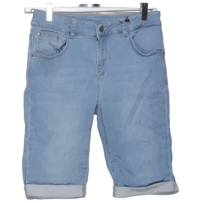 Short en jean (Bleu) de Fitz Coton, Élasthane