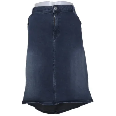 Spijkerrok (Blauw) van ONLY Carmakoma Katoen, Elastaan