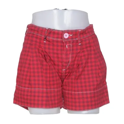 Short (Rouge, Noir) de Replay Blue Jeans Coton, Élasthane