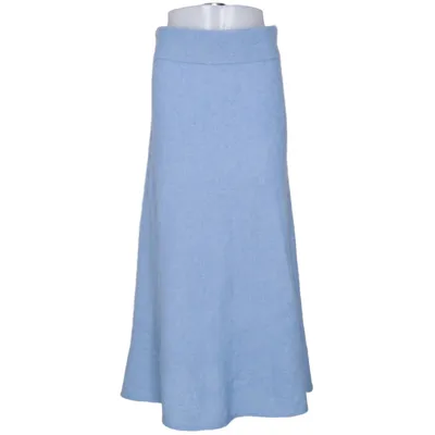 Maxi rok (Blauw) van Second Female Elastaan, Mohair, Polyamide, Wol