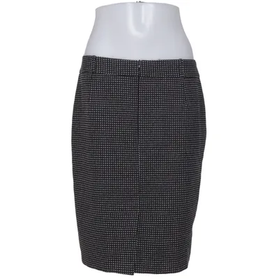 Skirt (Black, White) from Vera Polyester