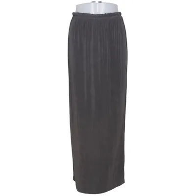 Maxi rok (Grijs) van Hopsack Elastaan, Polyester