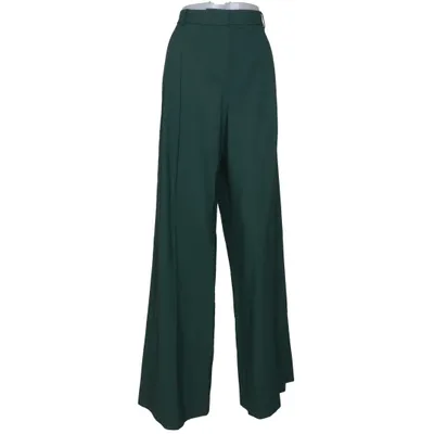 Pantalon patte d'éléphant (Vert) de Weekend MaxMara Élasthane, Laine