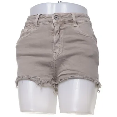Denim shorts (Brown) Cotton, Elastane