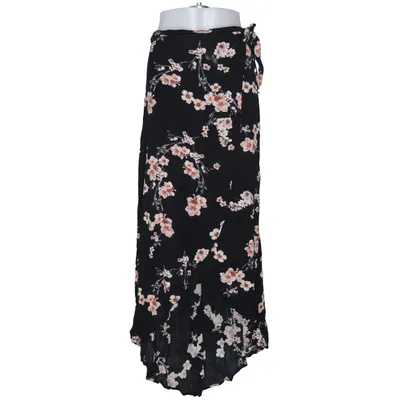 Wikkelrok (Zwart, Roze) van Lavanda Viscose