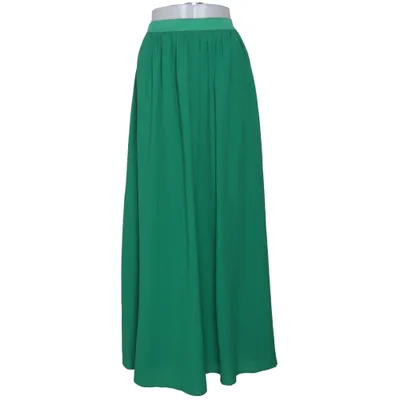 Jupe longue (Vert) de HUNKØN Polyester, Viscose