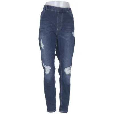 Spijkerbroek (Blauw) van H&M Katoen, Polyester, Elastaan