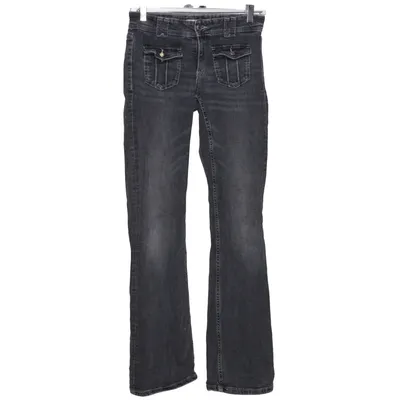 Jeans (Grå) från Gina Tricot Bomull, Elastan