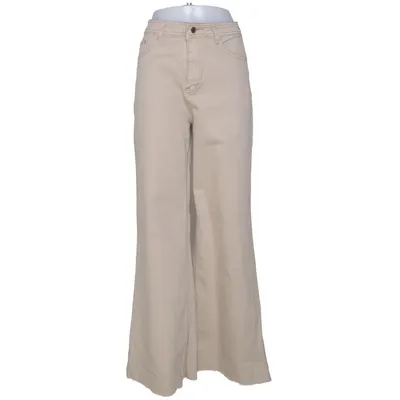 Jeans (Beige) fra Monique Bomuld, Polyester