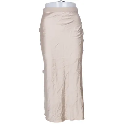 Maxi skirt (Beige) from Ahlvar Gallery Elastane, Silk