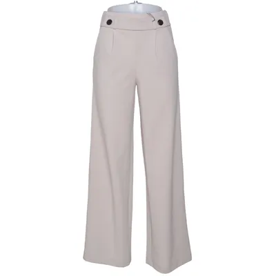 Palazzo broek (Beige) van Jacqueline de Yong Elastaan, Polyester