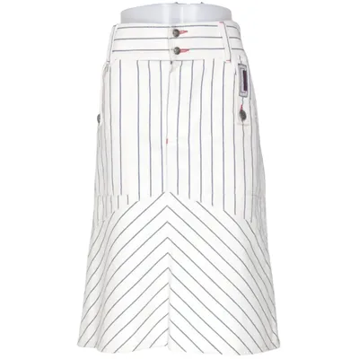 Kjol (Vit, Blå) från New Line Mac Scott Bomull