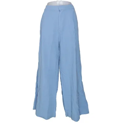 Palazzo broek (Blauw) van Zara Katoen, Linnen, Viscose