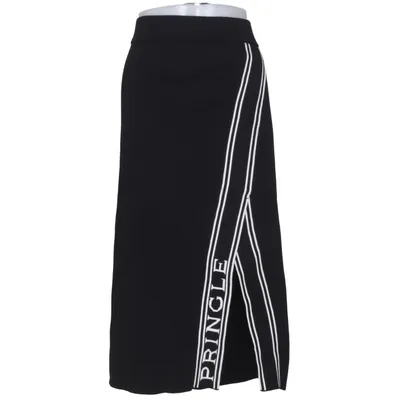 Wrap skirt (Black, Multicolored) from Pringle Of Scotland x H&M Polyester, Polyamide, Viscose