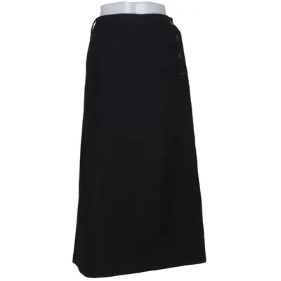 Wrap skirt (Black) from Eddie Bauer Polyamide, Polyester, Wool