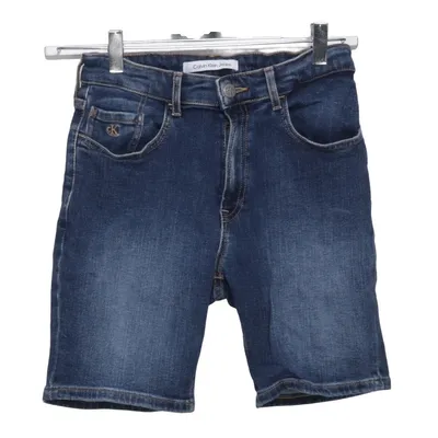 Denim shorts (Blauw) van Calvin Klein Jeans Katoen, Elastaan