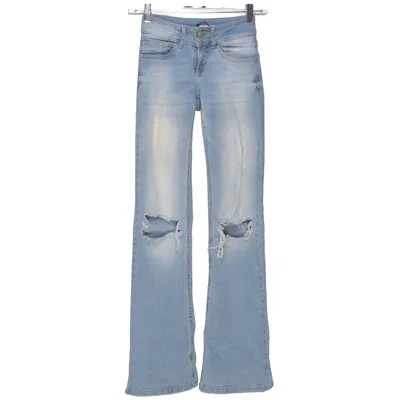 Spijkerbroek (Low Waist Bootcut Flap Pocket Jeans) van Nelly Katoen, Elastaan, Polyester