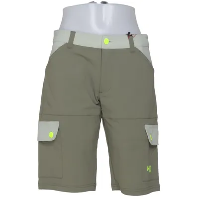 Outdoor shorts (Groen) van Kari Traa Katoen, Elastaan, Polyamide