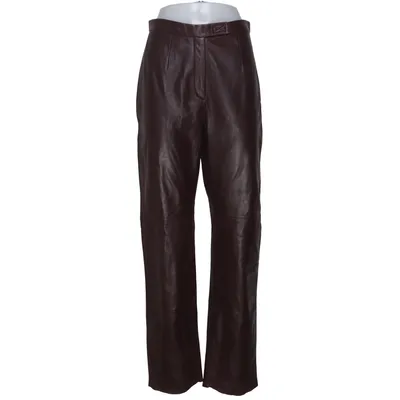 Läderbyxor (Brun) från Siena Studio Acetat, Skinn, Nylon