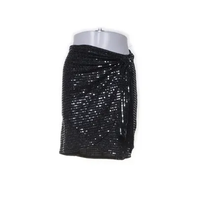 Omlottkjol (SEQUINS DRAPY SKIRT) från NLY One Elastan, Metallfiber, Polyamid