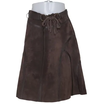 Lederrock (Braun) von Promod Leder, Polyester