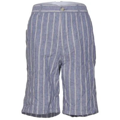 Korte broek (Blauw, Wit) van Dressmann Katoen, Linnen