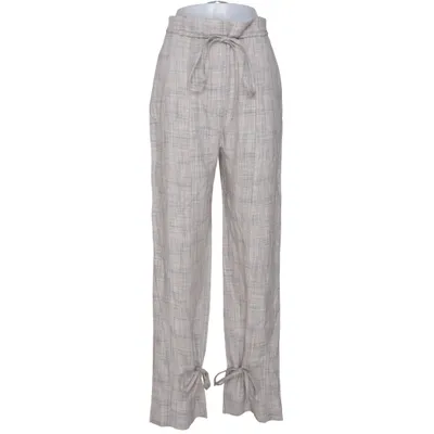 Suit pants (Beige, Gray) from Acne Studios Cotton, Polyester, Viscose