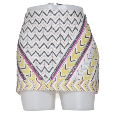 Rok (Wit, Meerkleurig) van Zara Trafaluc Polyester