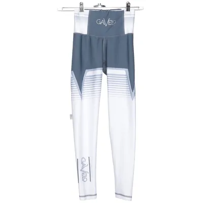 Træningsleggings (Hvid, Grå) fra Gavelo Elastan, Genanvendt polyester