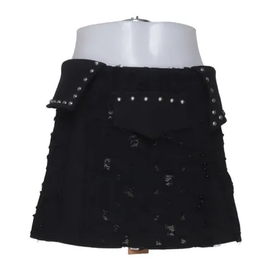 Skirt (Black) from Punk Rave Cotton, Elastane, Polyester