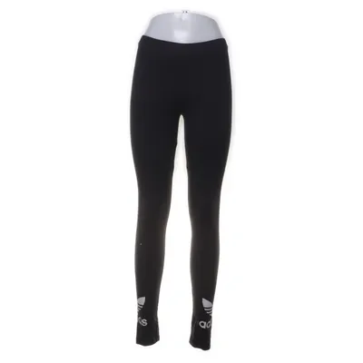 Sportleggings (Zwart, Wit) van Adidas Katoen, Elastaan