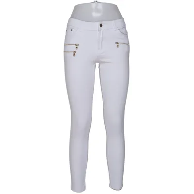 Jean (Blanc) de Miss Anna Coton, Élasthane, Polyester