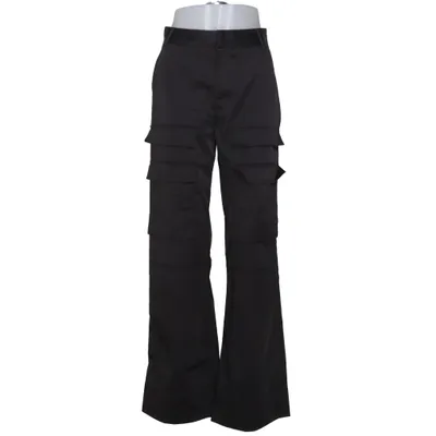 Cargohose (Schwarz) von Zara Baumwolle, Elasthan, Polyester