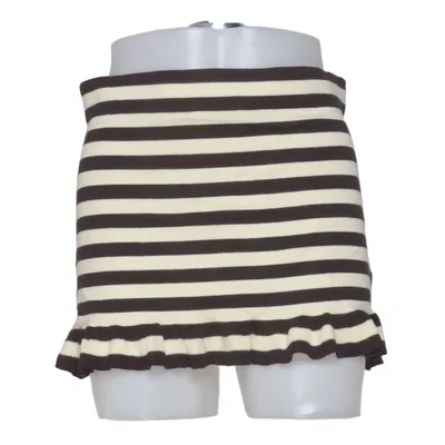 Skirt (Black, Beige) from Bershka Polyester, Viscose