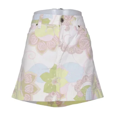 Rok (Wit, Groen, Roze, Meerkleurig) van Gap Jeans Katoen
