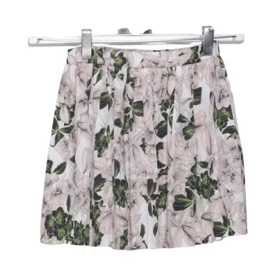 Skirt (White, Pink, Green) from Christina Rohde Silk, Viscose