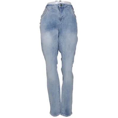 Jean (Bleu) de Zay Coton, Élasthane, Polyester
