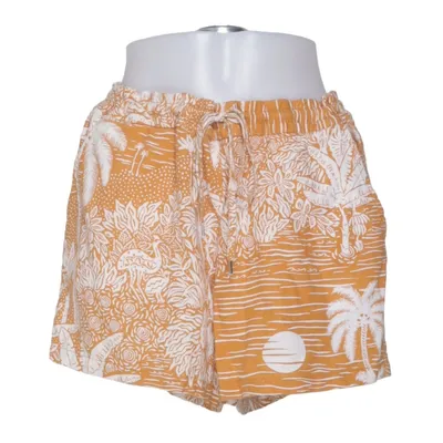 Shorts (Orange, White) from Desmond & Dempsey x H&M Linen, Viscose, Cotton