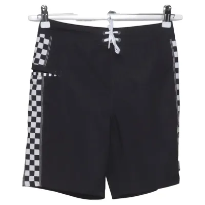 Badeshorts (Sort, Hvid) fra Vans Elastan, Polyester
