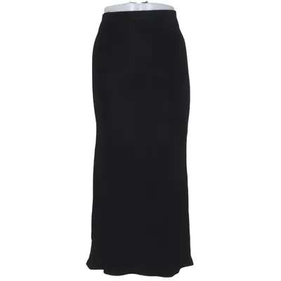 Maxi rok (Zwart) van Hopsack Elastaan, Viscose