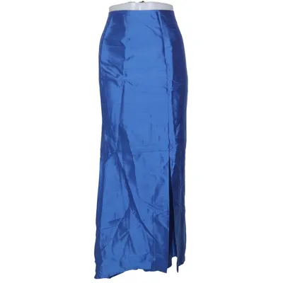 Jupe longue (Bleu) de Kriss Acétate, Soie