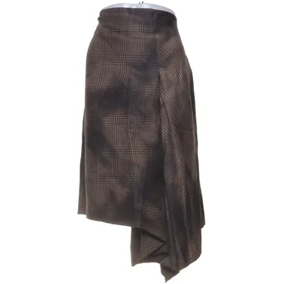 Kjol (Grå, Brun, Flerfärgad) från Bruuns Bazaar Polyamid, Ull