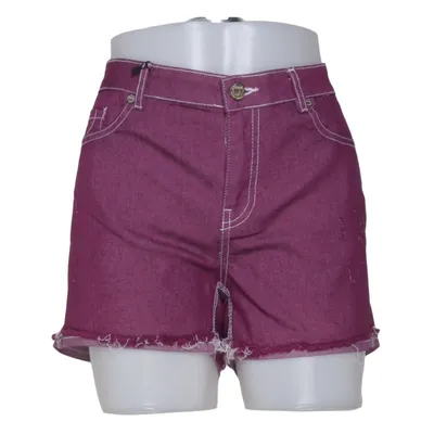 Short en jean (Rose) de Anne L Coton, Élasthane, Polyester