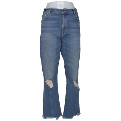 Jeans (Blå) fra Line of Oslo Bomuld, Elastan